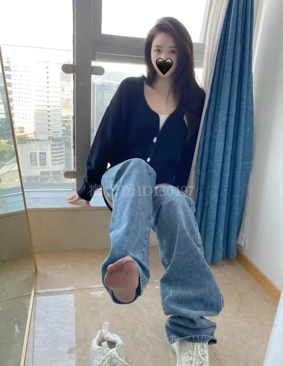 软妹小九九July芝岚_时尚牛仔裤里丝__0051_x