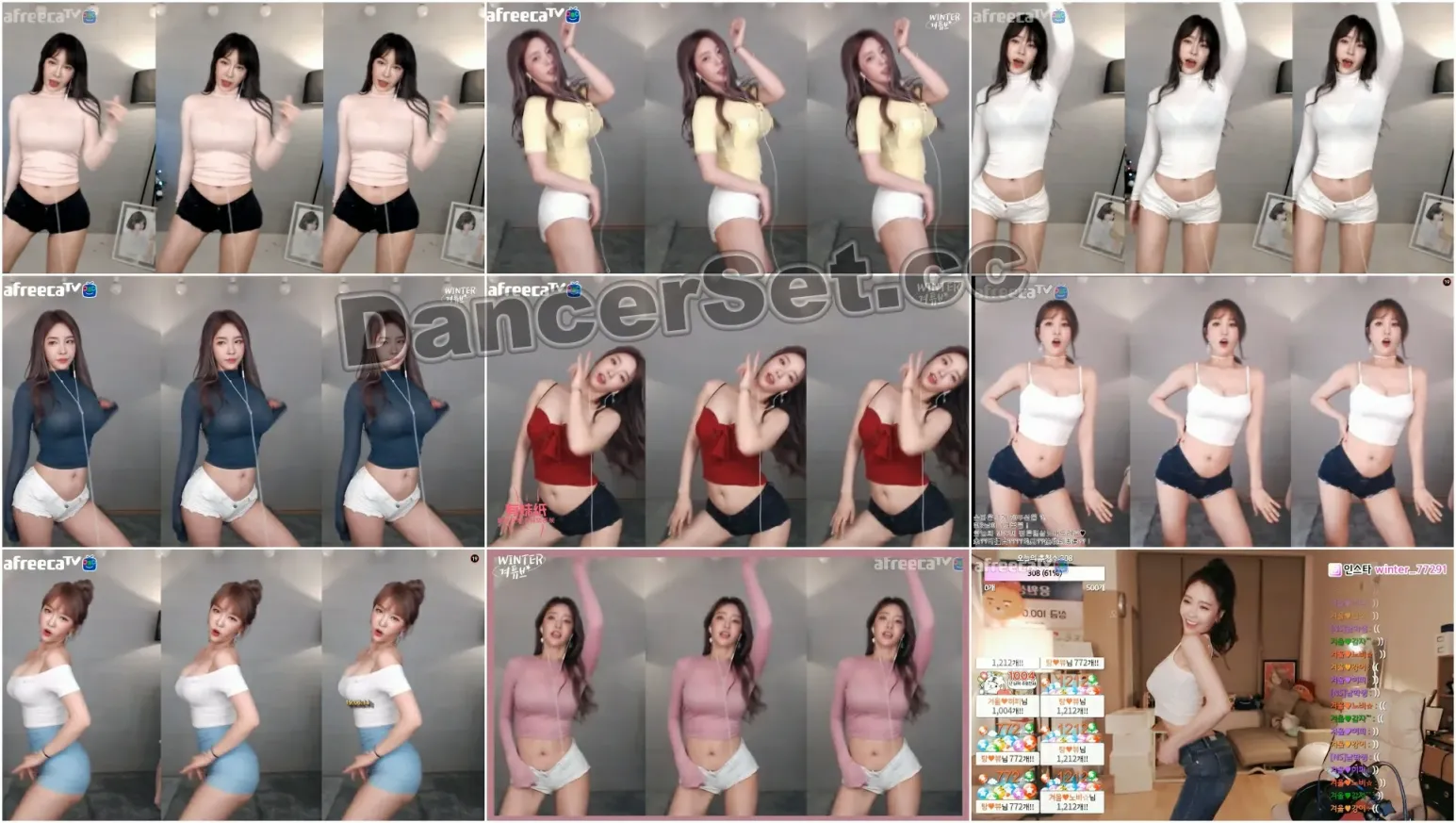 【韩国主播】Afreeca TV 冬天겨울winter 早期合集二 [51V/6.67G]