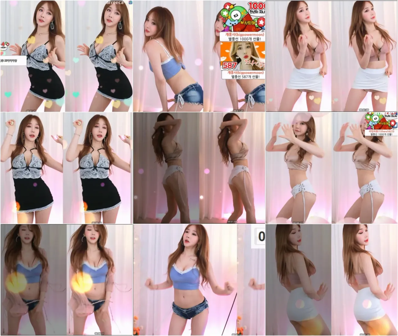 【韩国主播】Afreeca TV 晴天 21年07月 [23V/2.66G/48MIN]