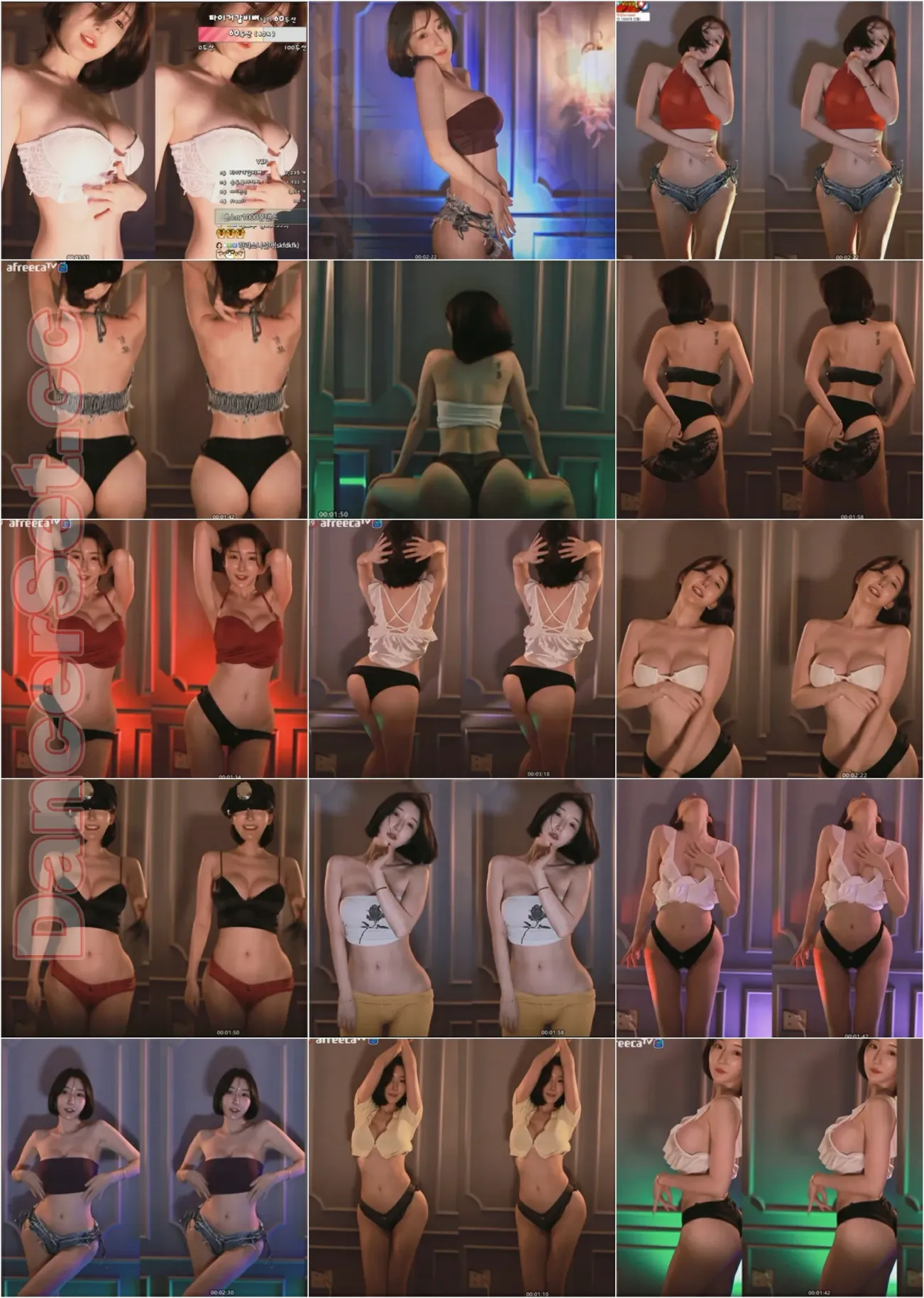 【韩国主播】Afreeca TV 韩叶拉 22年08月精选 [38V/9.00G/2H45MIN]