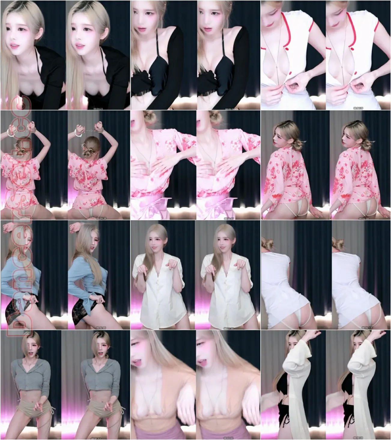 【韩国主播】Afreeca TV 黑珍 23年10月 [28V/9.65G/3H08MIN]