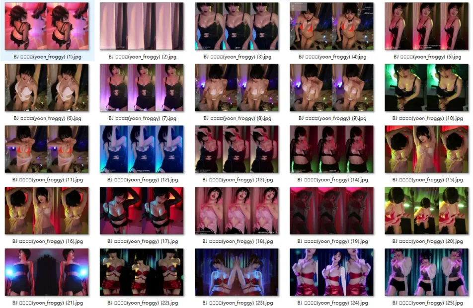 【韩国主播】Twitch BJ 윤개굴이(yoon_froggy) 合集一 [75V/16.0G/5H04MIN]