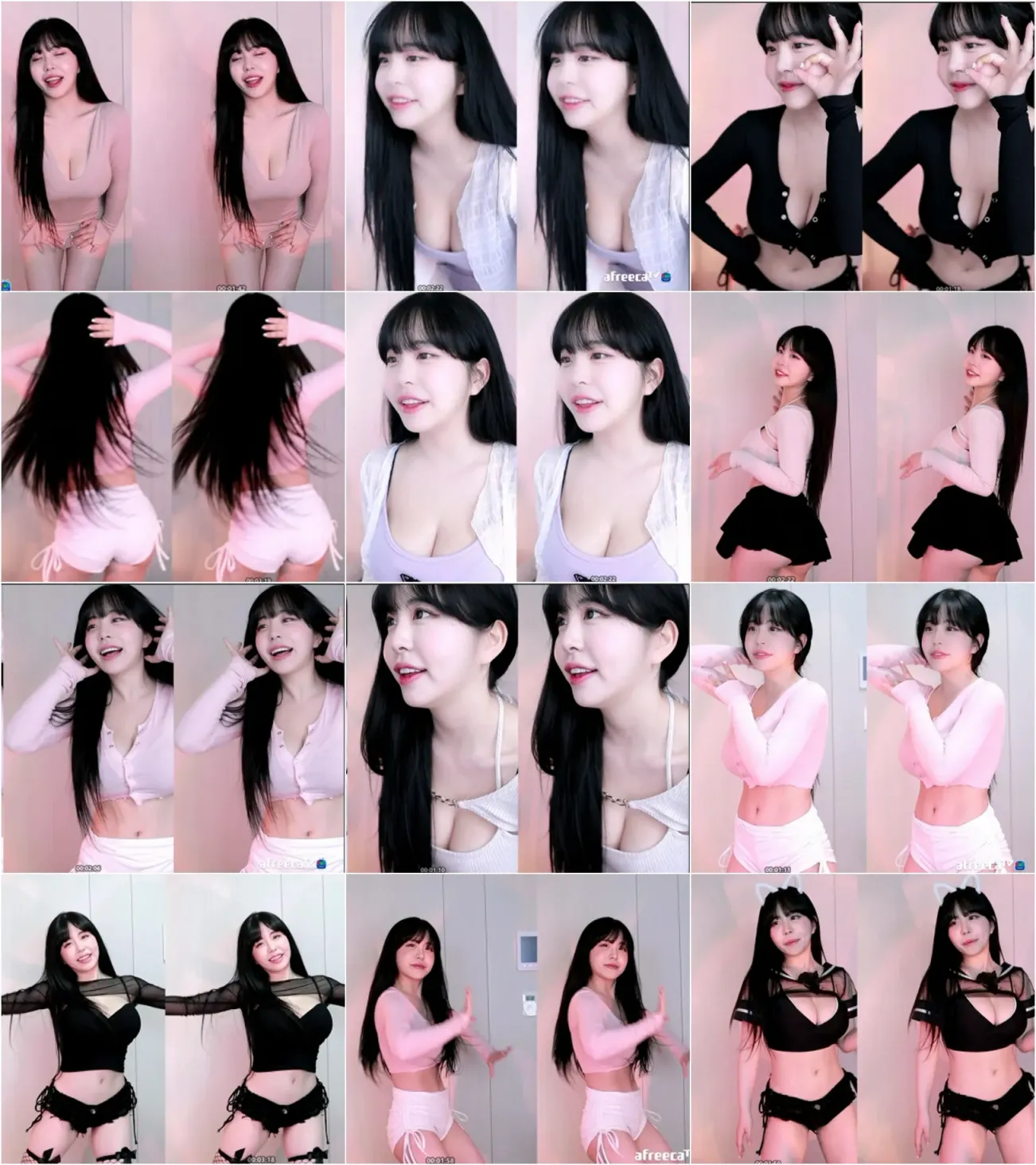 【韩国主播】Afreeca TV 闽嘎悠 23年03月 [35V/10.1G/2H58MIN]