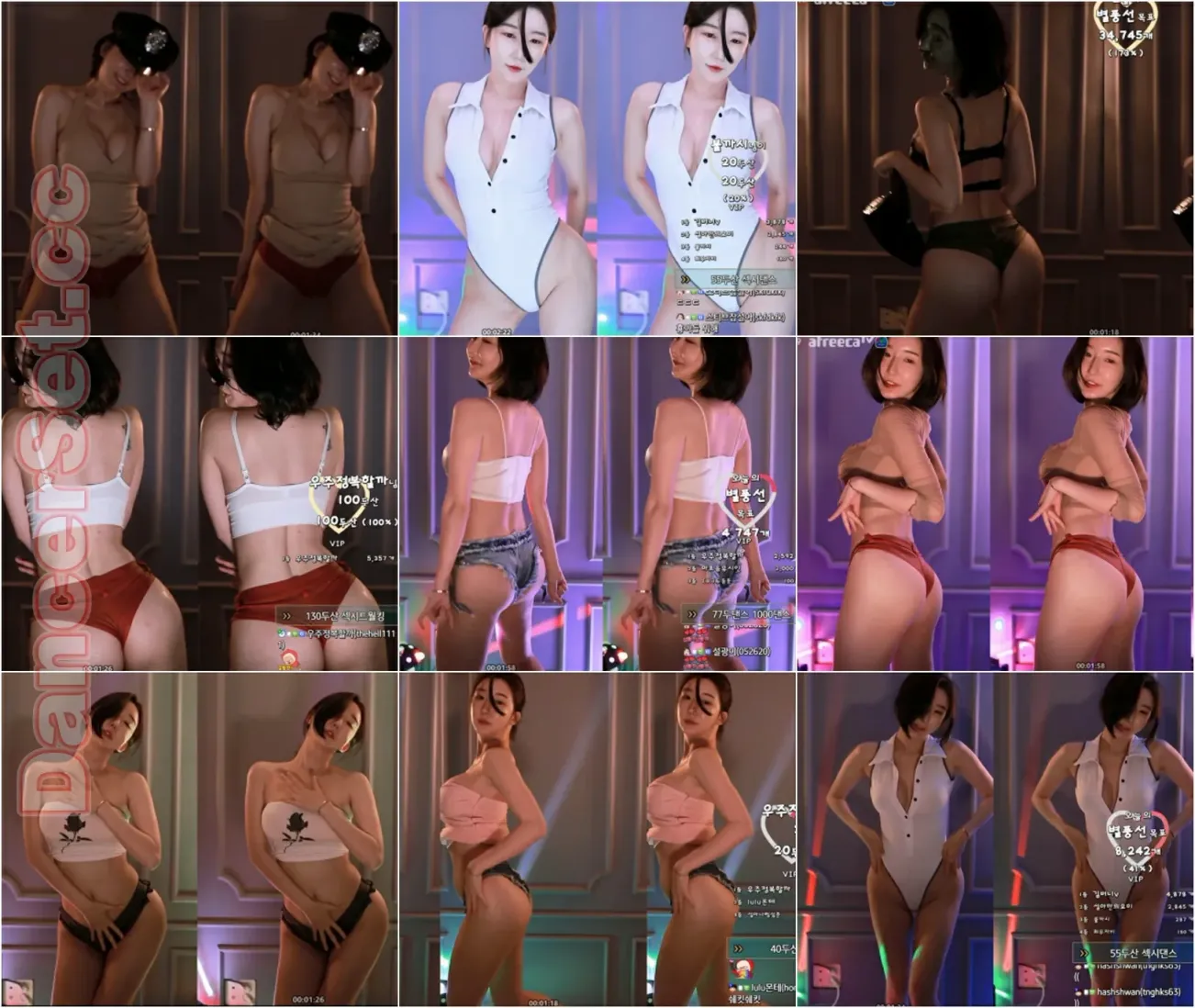 【韩国主播】Afreeca TV 韩叶拉 22年05月精选 [12V/2.17G/39MIN]