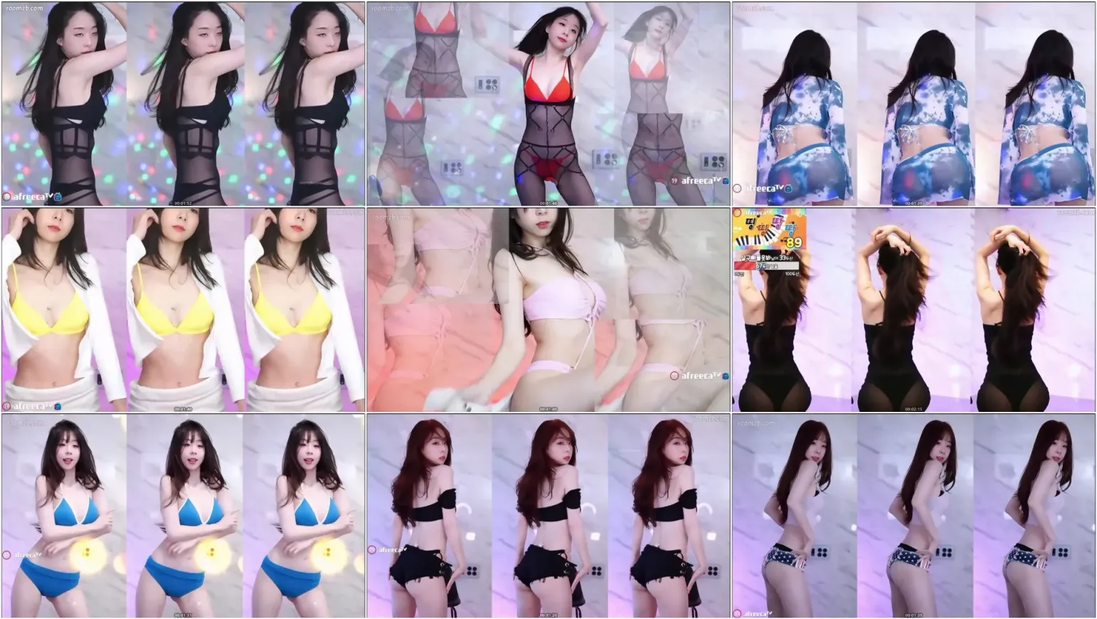 【韩国主播】Afreeca TV 杏Z 热舞精选合集 [17V/3.20G/56MIN]