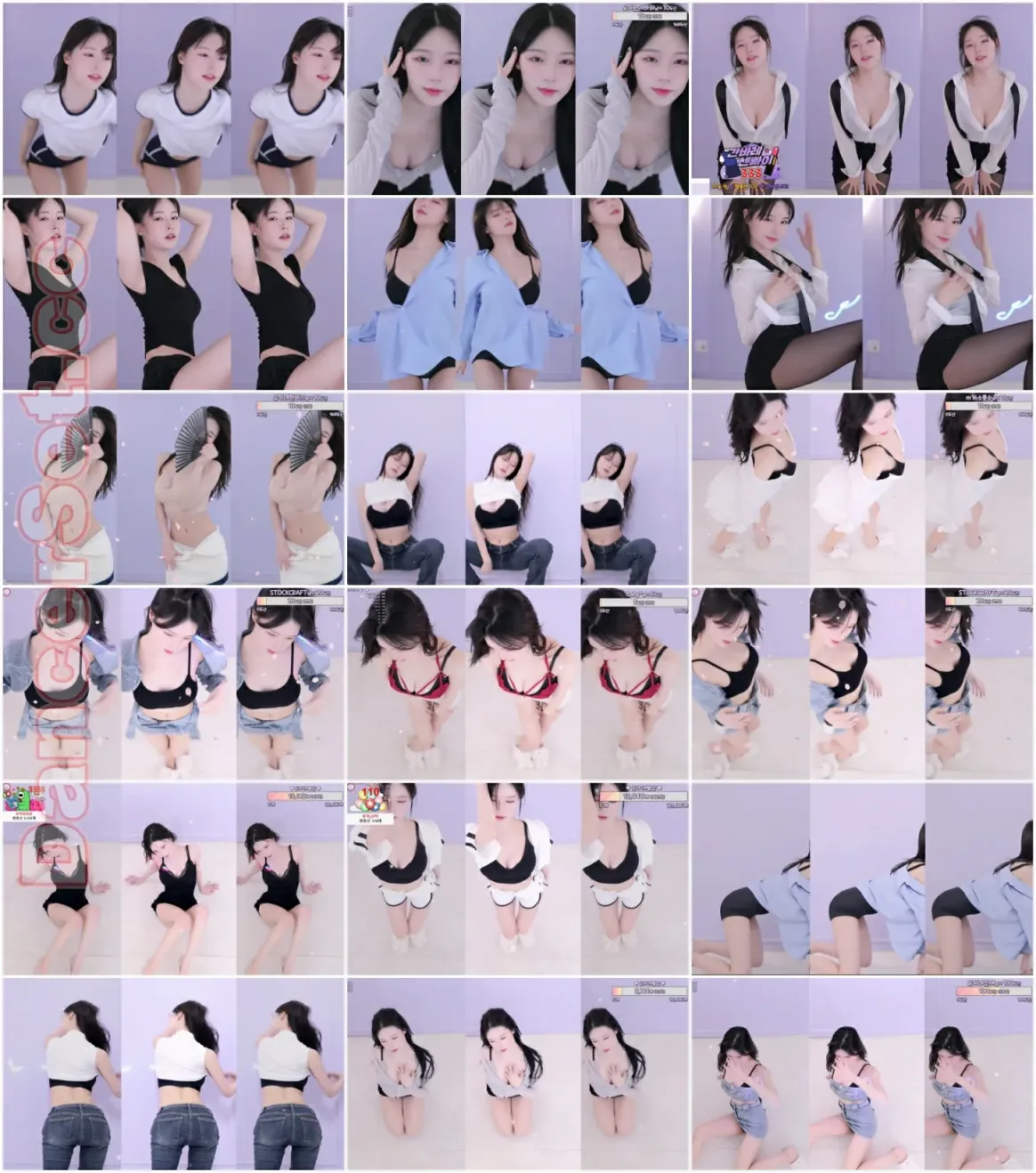 【韩国主播】kjjeong0609 直播热舞合集一 [50V/8.85G/2H35MIN]