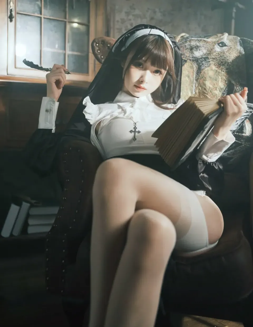 河豚抚子_NO.10_修女_15P-65MB_孔雀海：kongque.org_009_x