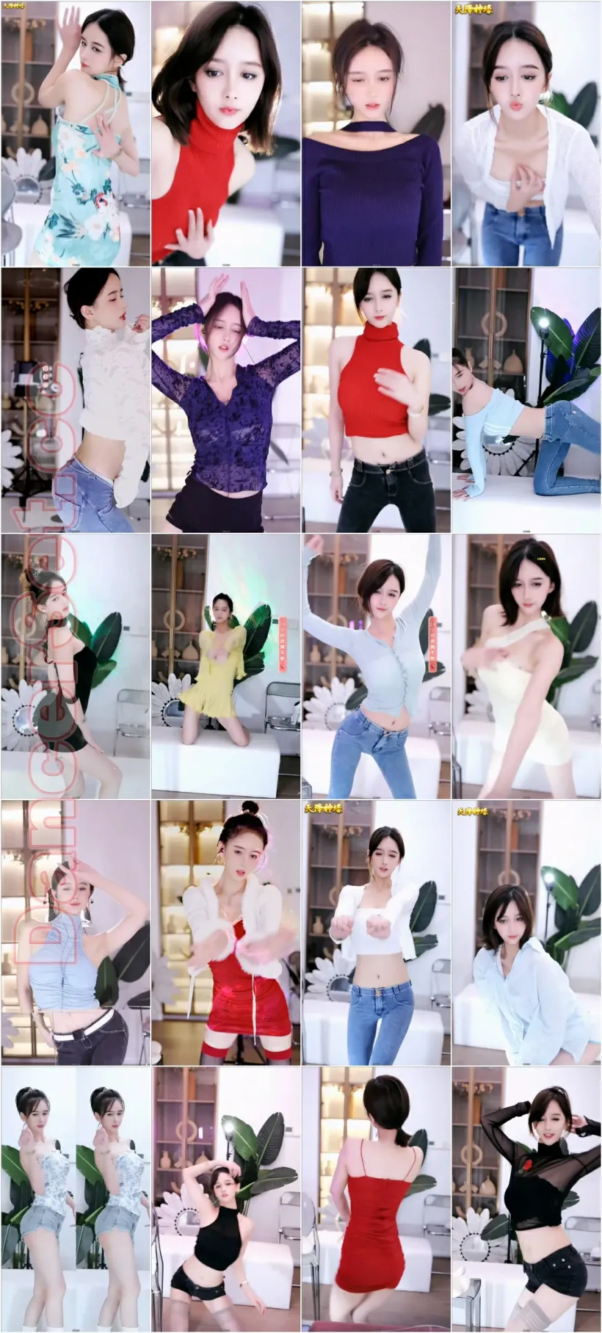 【YY主播】中国蓝丶月月王 21年10月-22年8月合集 [48V/4.28G]