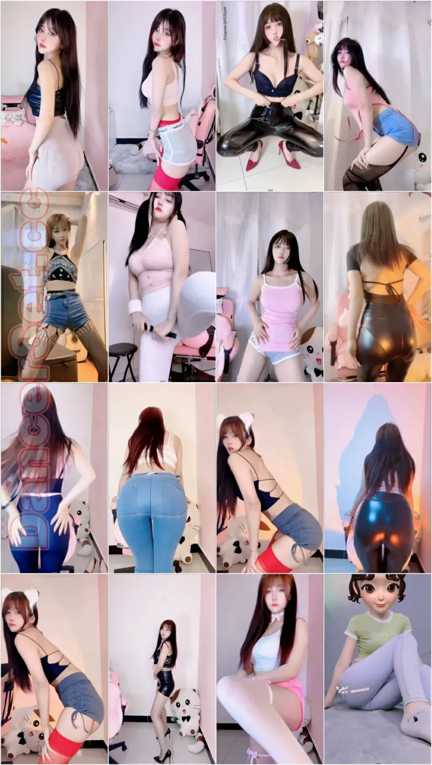 【快手主播】檬酱 直播福利合集二 [40V/2.52G/43MIN]