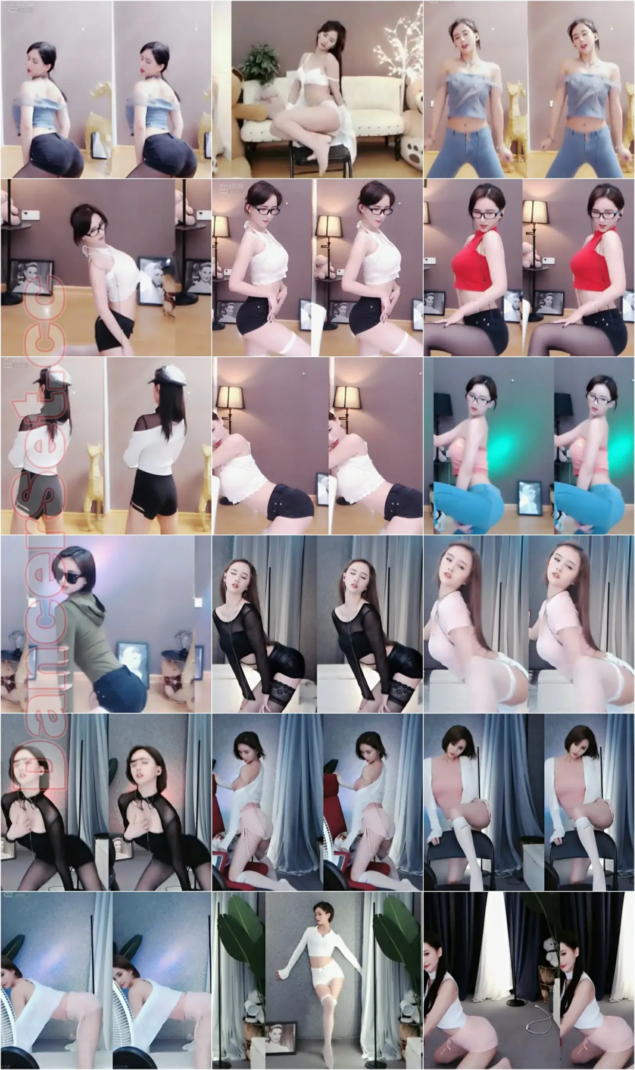 【YY主播】中国蓝丶月月王 直播热舞合集二 [186V/23.6G]