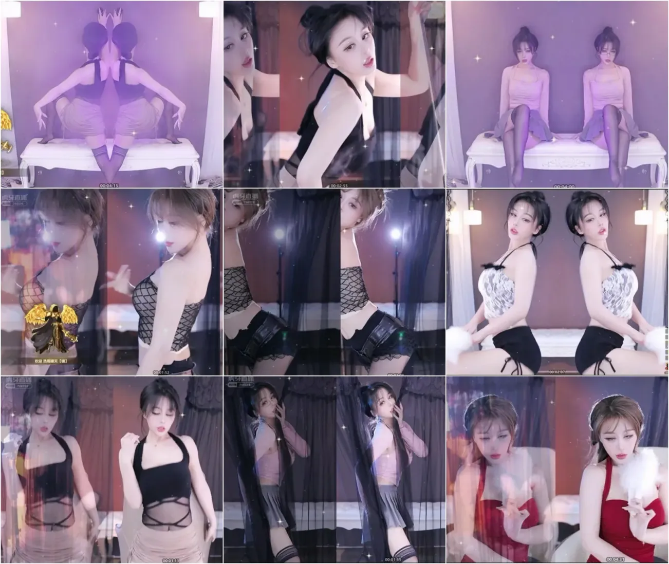 【虎牙主播】Miu婕希贝儿 21年10月直播合集 [15V/2.99G/1H37MIN]