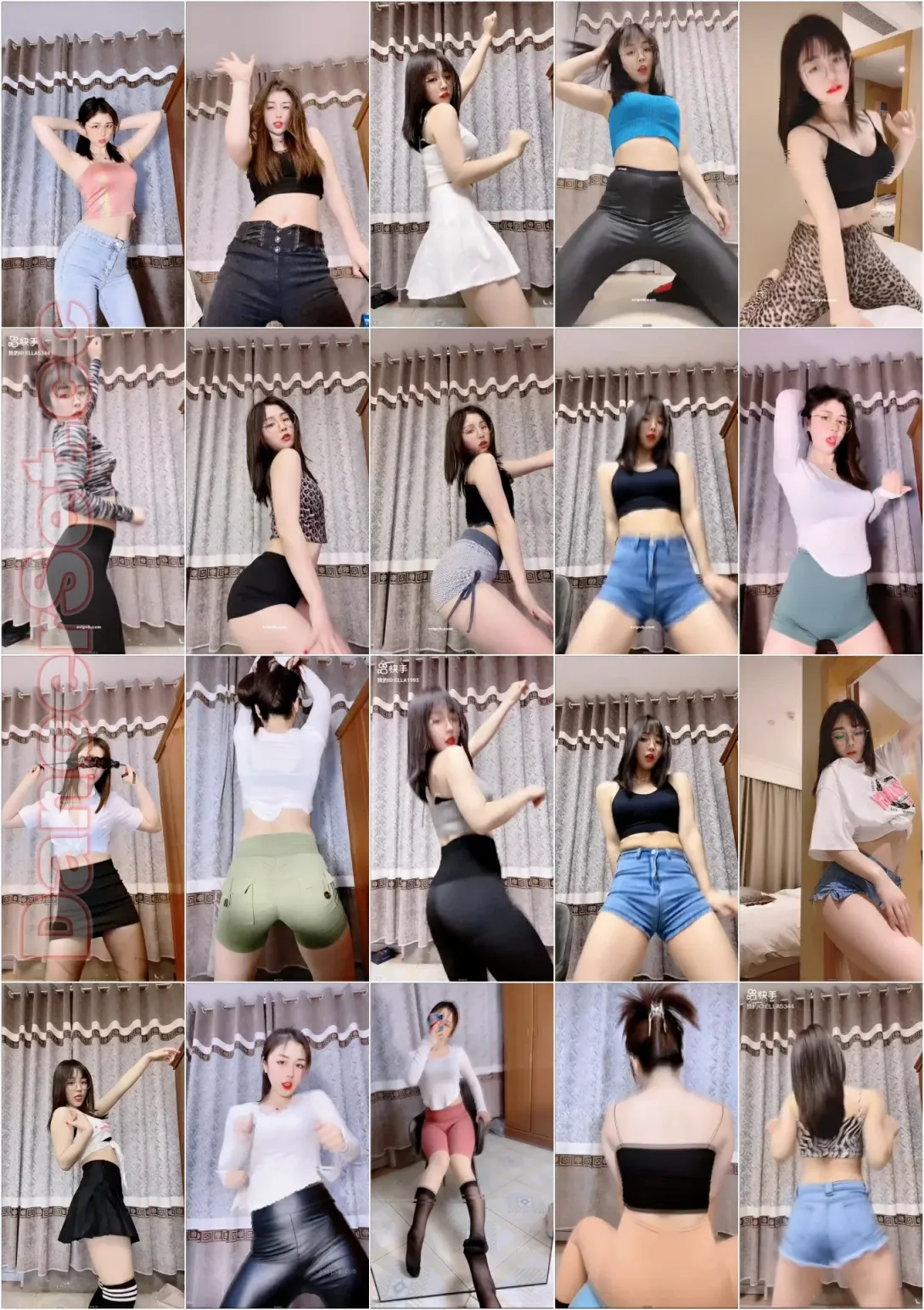 【快手主播】萍萍 直播福利合集三 [116V/4.95G/2H08MIN]