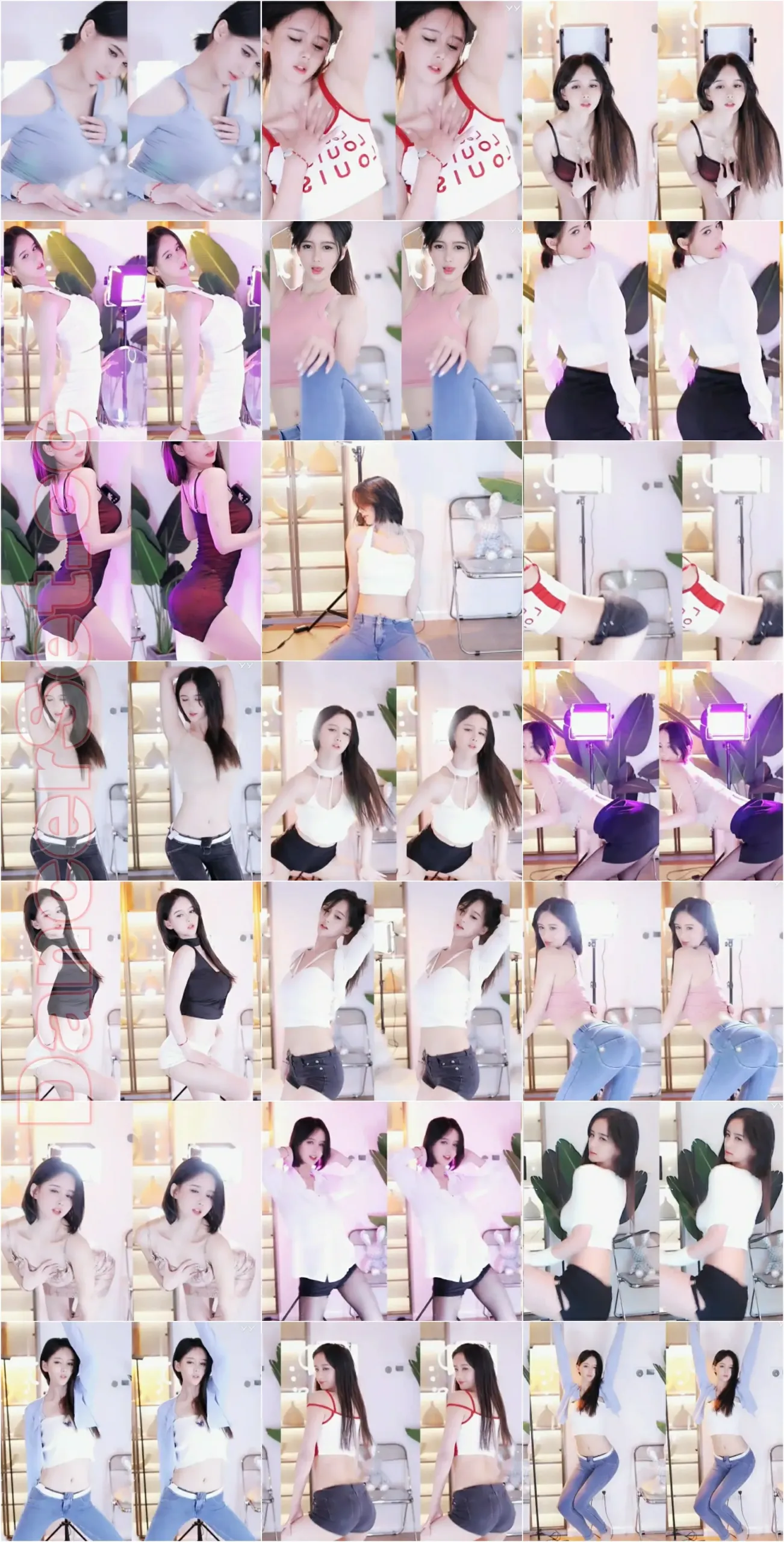 【YY主播】中国蓝丶月月王 21年08月合集 [65V/6.29G]