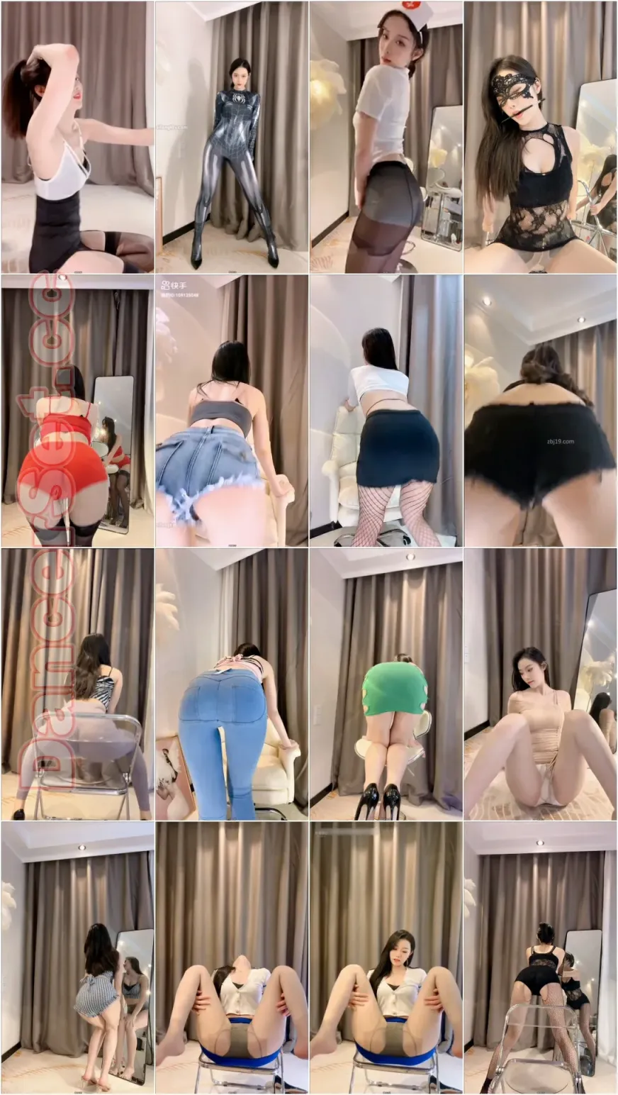 【抖音主播】圈圈吖 直播热舞合集三 [49V/5.03G/4H30MIN]