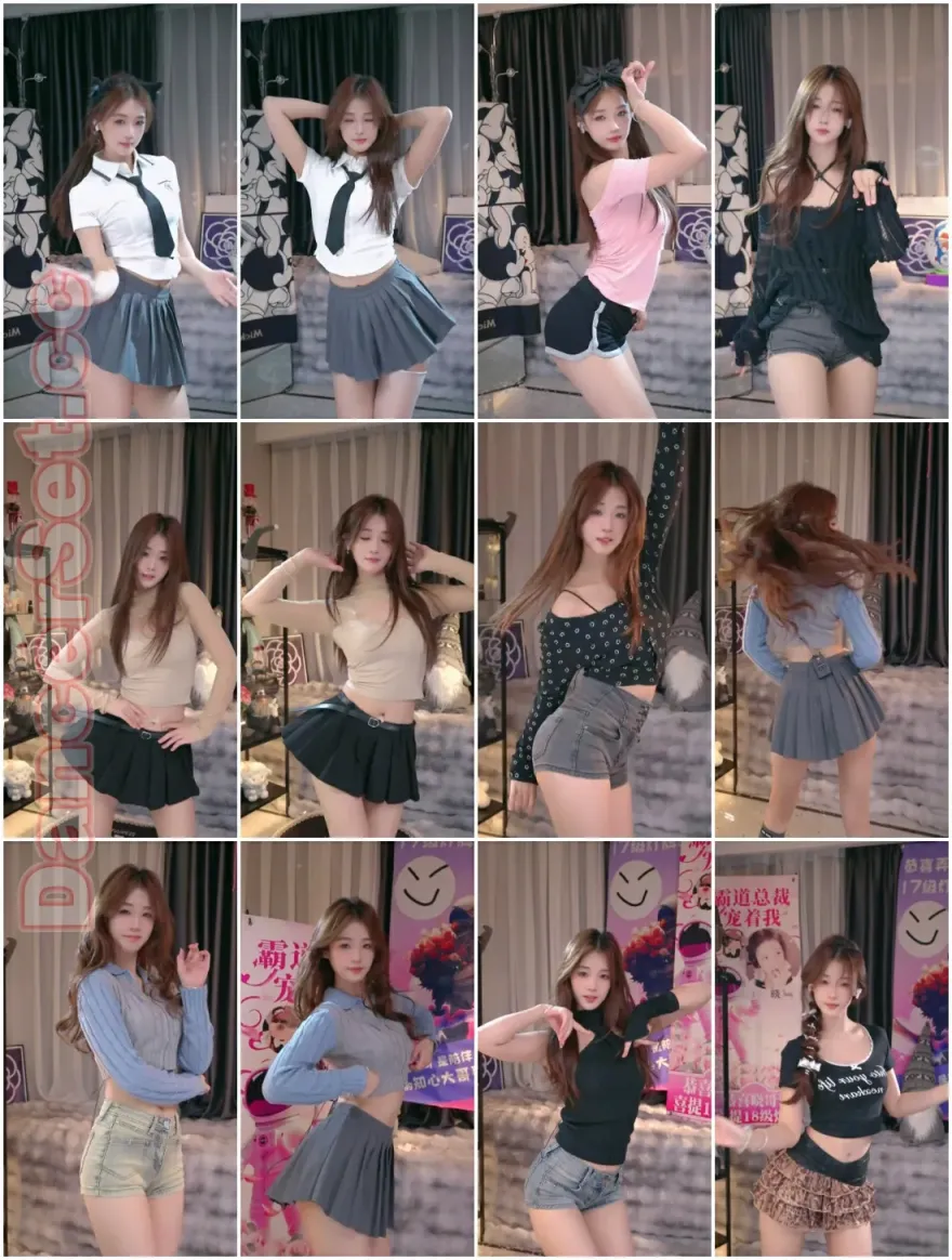 【抖音主播】Nini很不乖 24年08月[51V/8.49G/3H30MIN]