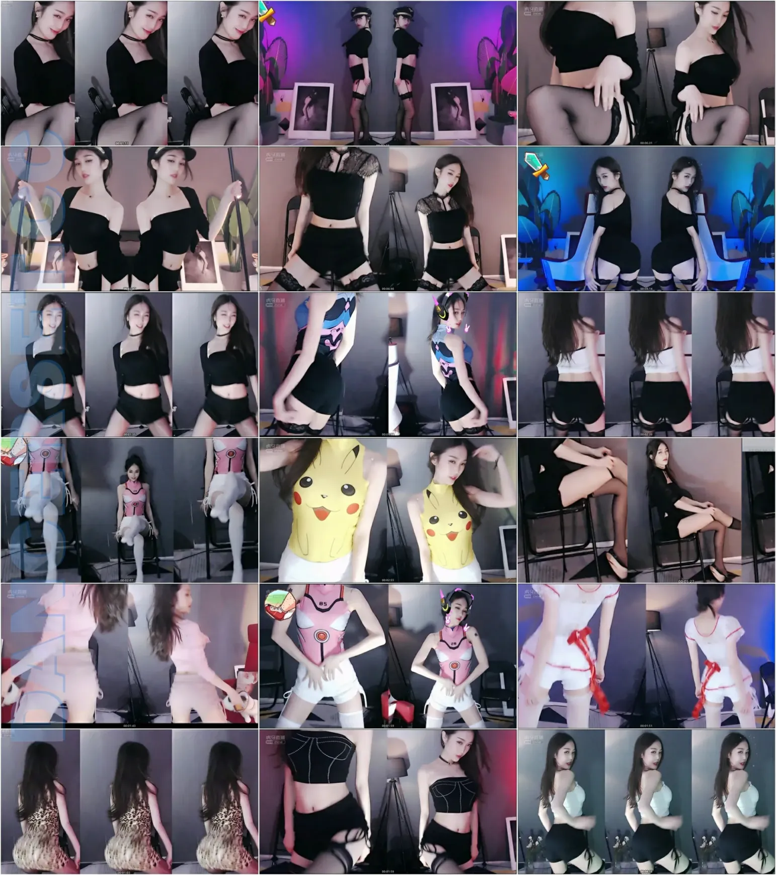 【虎牙主播】RD清妍、华星清妍 20年03月精选[60V/8.36G/7H01MIN]