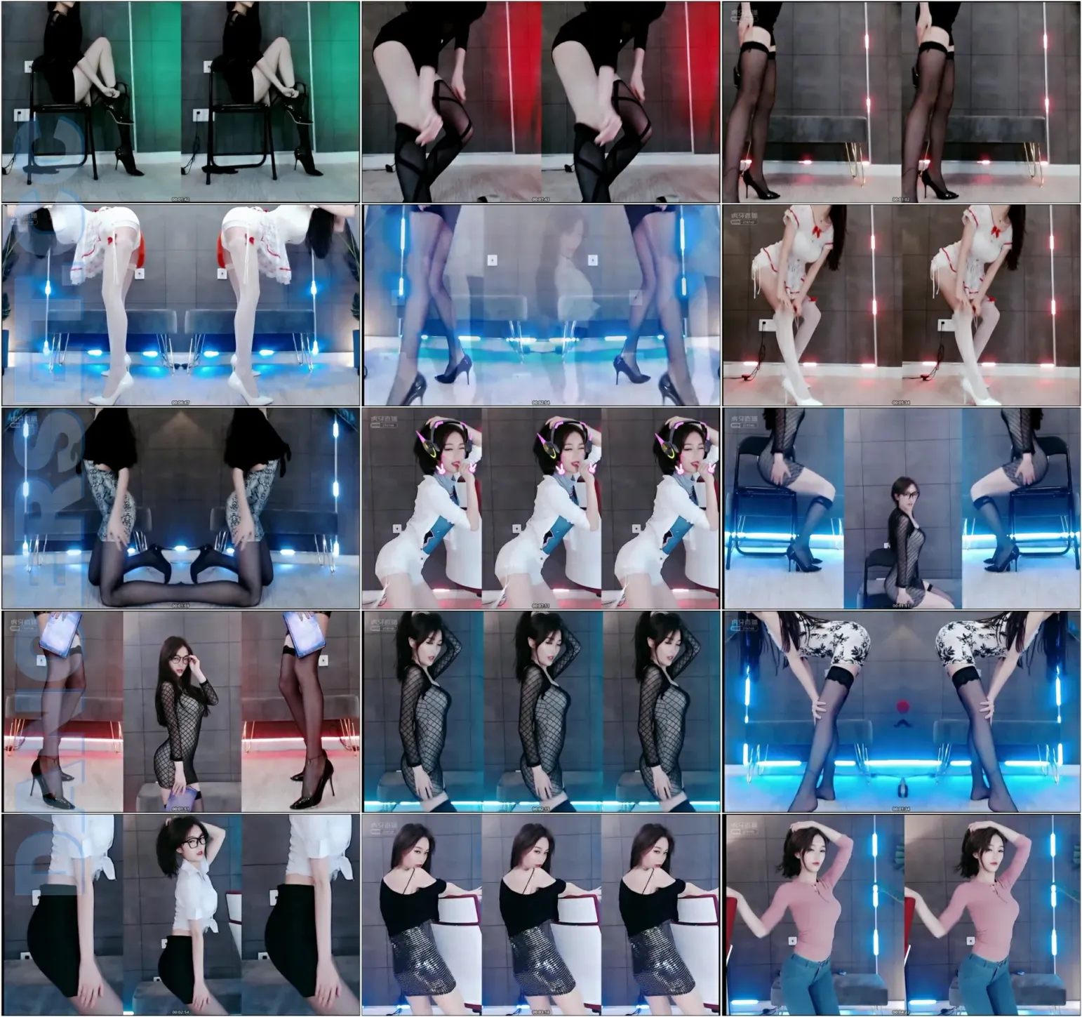 【虎牙主播】RD清妍、华星清妍 20年06月精选[57V/9.72G/7H24MIN]